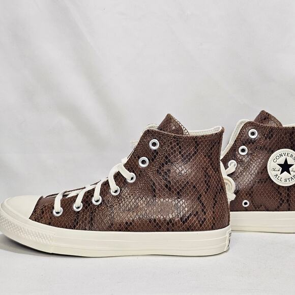 Converse Women's CTAS Snakeskin Print Hi Tops Size 7.5 A13393C NWT - Picture 2 of 8